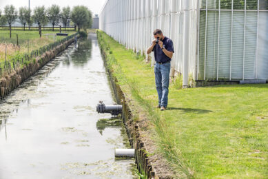 Waterschappen controleren in glastuinbouwgebieden het oppervlaktewater extra nauwgezet. - Foto: G&F