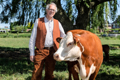 Dirk Duijzer is boegbeeld van van de Topsector Agri en Food. Daarnaast is hij werkzaam als directeur bij Rabobank Nederland. Foto: Herbert Wiggerman