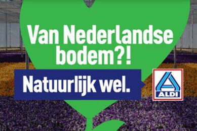 Campagne Aldi zet Nederlands product in de schijnwerpers. - Foto: Aldi.