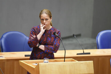 Demissionair minister van Landbouw, Natuur en Voedselkwaliteit Carola Schouten tijdens het vragenuur op 5 oktober 2021. - Foto: ANP