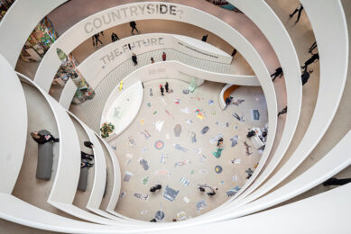 De tentoonstelling van Rem Koolhaas in het Guggenheim moest een maand na opening alweer dicht vanwege het coronavirus. - Foto: Laurian Ghinitoiu