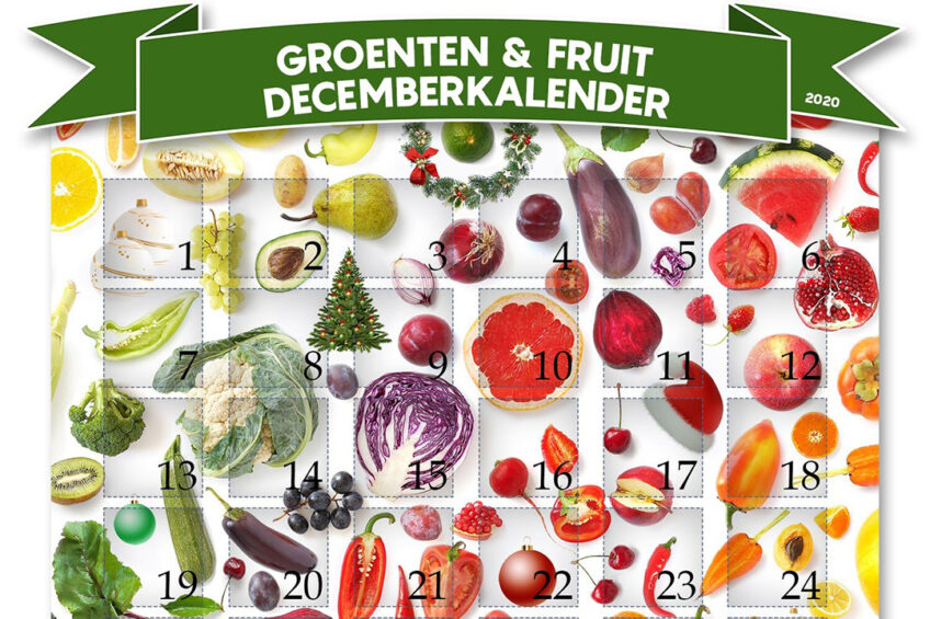 De Decemberkalender 2020 legt elke dag een link naar gezonder eten. - foto: GFH/NAGF