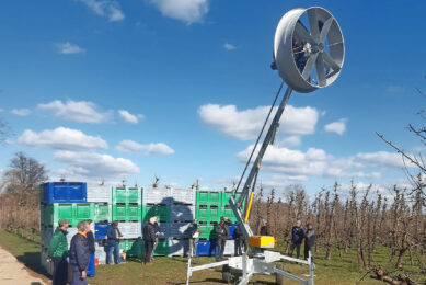 Een mobiele windmachine kan strategischer worden neergezet. - foto: Zeelandtrac