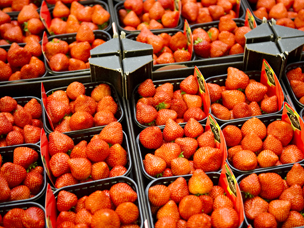 Betere prijzen op aardbeienmarkt