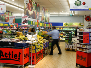 Supermarkten profiteren van crisis