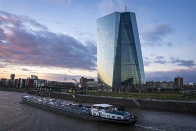Het gebouw van de Europese Centrale Bank (ECB). ANP / Hollandse Hoogte / Tobias Kleuver